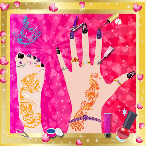 Princess Manicure & Pedicure - Nail art design and dress up salon game app icon