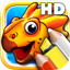 Coloring books for toddlers HD - Colorize jurassic dinosaurs and stone age animals icon