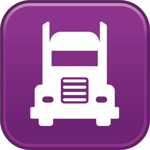 Truck driver GPS semi trailer app icon