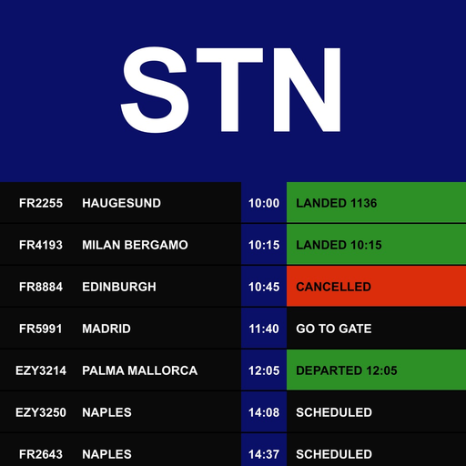 Flight Board - London Stansted Airport (STN) app icon