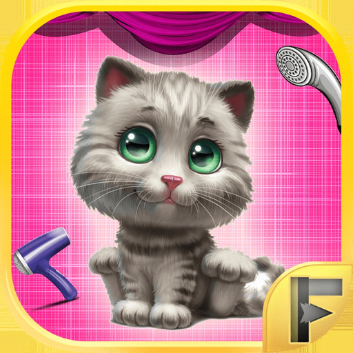 Pet Kitty Care Wash & Dressup app icon