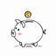 Cashier - minimal budget app icon