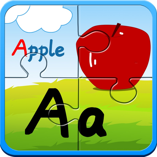 Alphabet ABC jigsaw flash card app icon