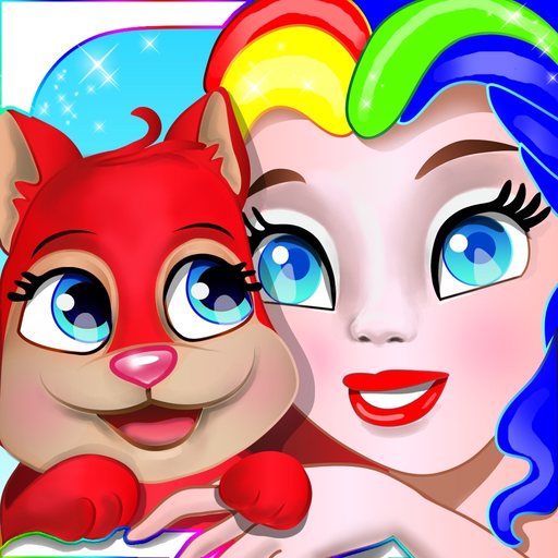 Royal Pets - Coloring Book for Kids with Littlest Animals Shop app icon