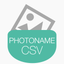 Photo Name CSV icon
