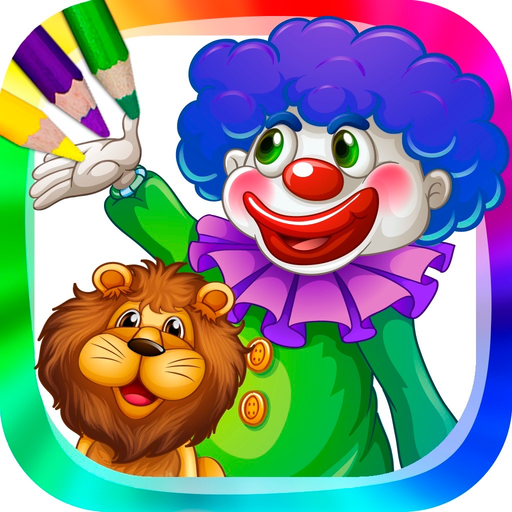 Circus and Clowns - Coloring app icon
