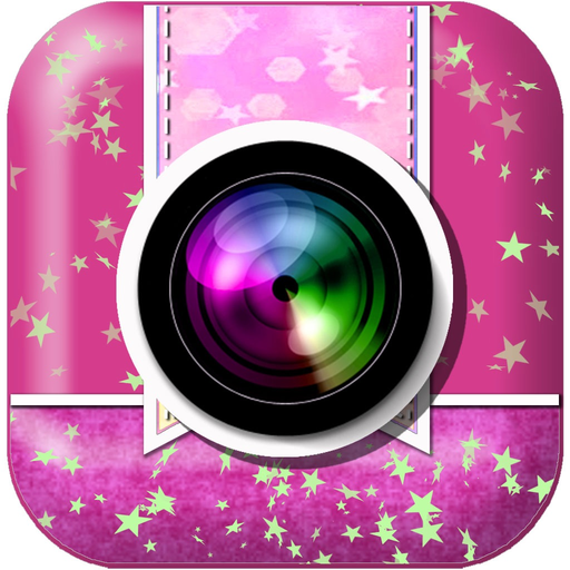 Fun Frame photo camera editor: Plus sticker,filters,effects,grid and border stitch app icon