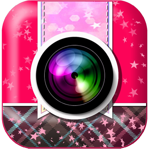 Cute Frame photo editor : plus sticker, filters, effects, grid, border stitch app icon
