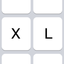 XL Keyboard icon