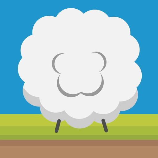 Best Sheep jumps on ladder of platforms with crazy faith app icon
