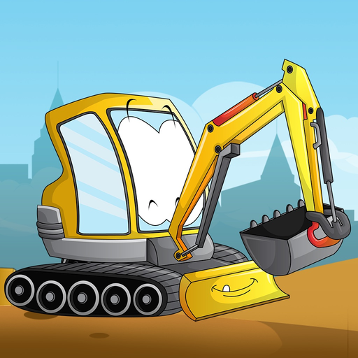 Big machines and trucks puzzles for young boys app icon