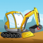 Big machines and trucks puzzles for young boys icon