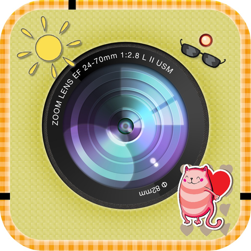 Cute Beautiful Sticker - photo editor, filters, effects, camera plus frames for your app icon