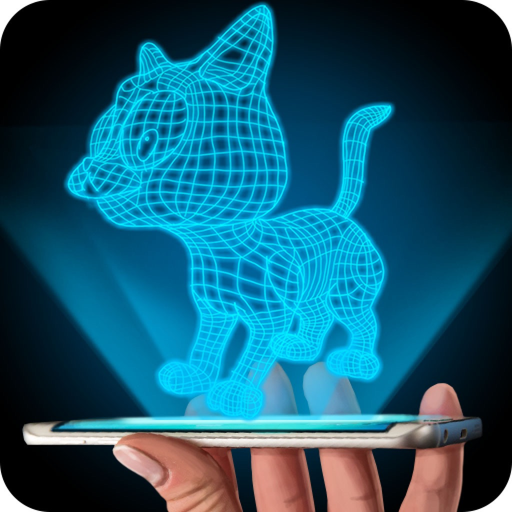 Hologram 3D Cat Simulator app icon