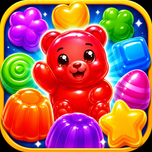 Jelly Bear Match 3 Puzzle app icon