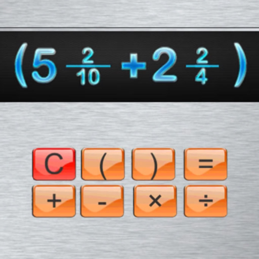 Fraction Calculator & progress app icon
