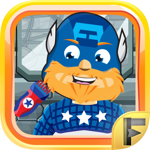 Superhero Shavers Action Game app icon