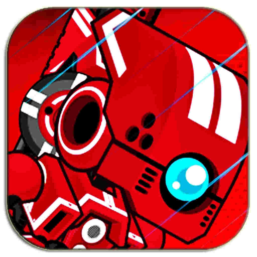 Red Robot Fighter Ranger : Collect coins and various special weapons Along the way app icon
