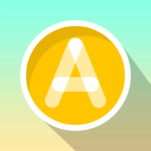 ABC Writing in Flat Design app icon