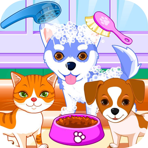 Puppy games & kitty game salon app icon