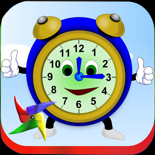 Learn Clock Telling Time Kids app icon