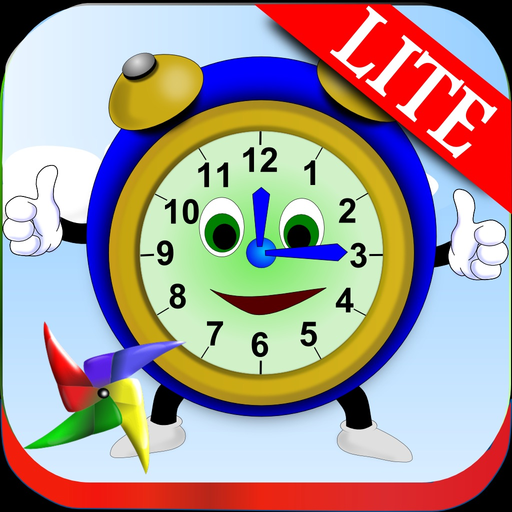 Telling Time Clock learn Lite app icon