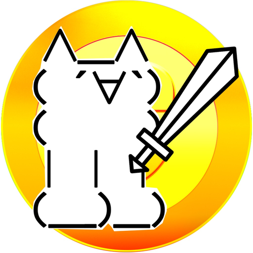 Tap cat RPG. Simple emoji cat idle game. app icon