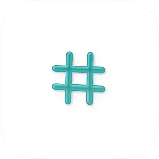 HashtagBook: Copy & Paste Tags app icon