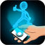 Hologram Stickman 3D Simulator icon