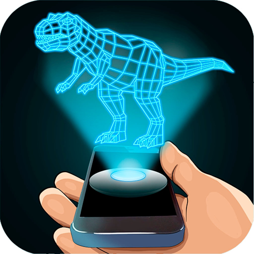 Hologram Dinosaur 3D Simulator app icon