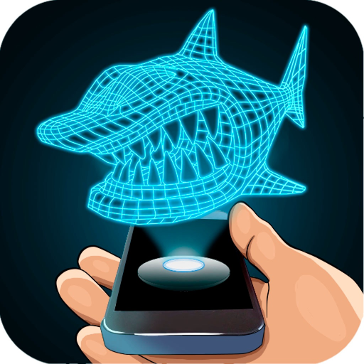 Hologram Shark 3D Simulator app icon