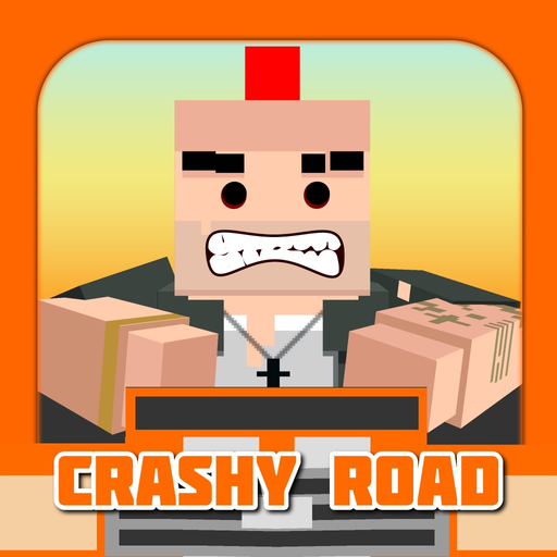 Crashy Road - Flip the Rules crash into the cars! app icon
