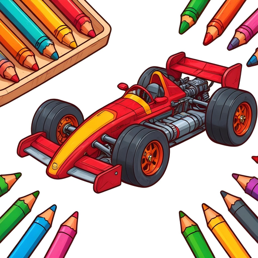 Cars Coloring Game Book app icon