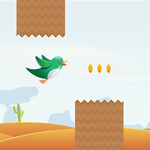 Tiny bird-adventure game app icon