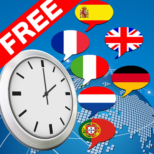 Multilingual speaking clock - free version app icon