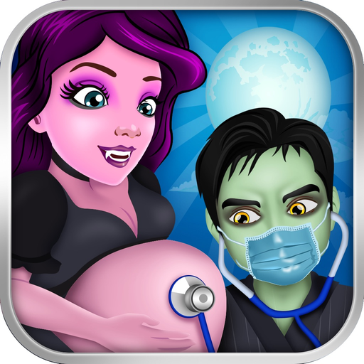 Monster Mommy's Newborn Baby Doctor - my new girl salon & pregnancy make-up games for kids 2 app icon